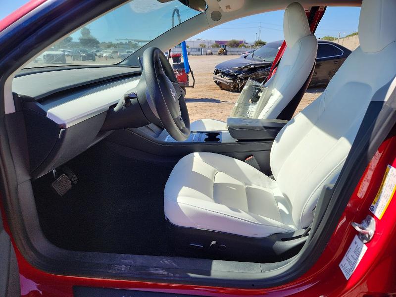 2023 Tesla Model 3 VIN 5YJ3E1EA7PF551639 COPART salvage auction — SIDE, Salvage Title, sold $6,400 on 2026-07-17 (photo 7)