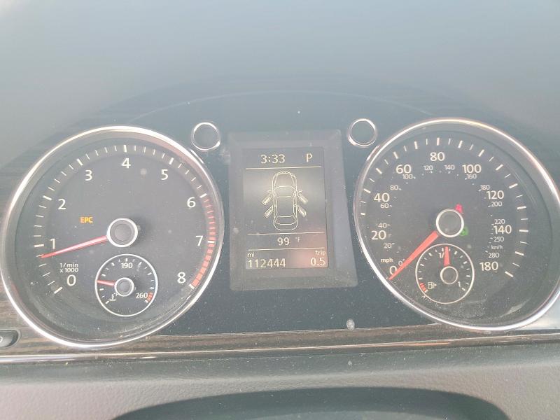 2014 Volkswagen Cc VIN WVWRP7AN9EE523517 COPART salvage auction — FRONT END, Pa - Cert Of Title, sold $1,100 on 2026-07-14 (photo 9)