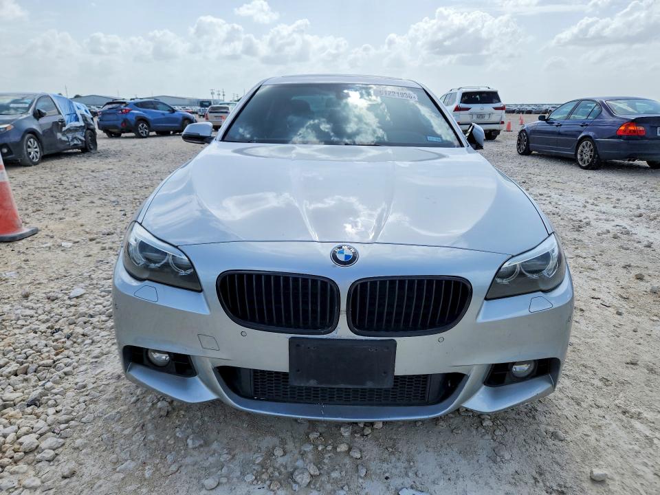 2015 BMW 5er VIN WBA5B1C50FG127681 COPART salvage auction — SIDE, TX - SALVAGE VEHICLE TITLE, sold $500 on 2026-08-20 (photo 5)