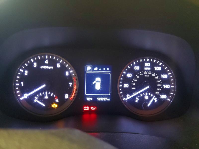 2018 Hyundai Tucson VIN KM8J3CA49JU666987 COPART salvage auction — MECHANICAL, Mn - Certificate Of Title, sold $2,100 on 2026-07-14 (photo 9)