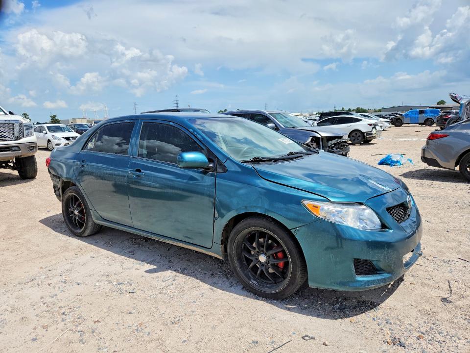 2009 Toyota Corolla VIN JTDBL40E89J052731 COPART salvage auction — REAR END, TX - SALVAGE VEHICLE TITLE (P), sold $200 on 2026-07-21 (photo 4)