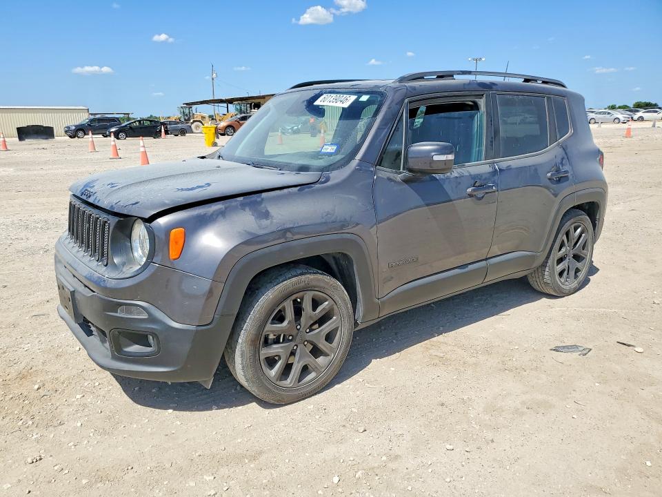 2018 Jeep Renegade VIN ZACCJABB7JPJ06632 COPART salvage auction — REAR END, Tx - Salvage Vehicle Title, sold $2,250 on 2026-08-12 (photo 1)