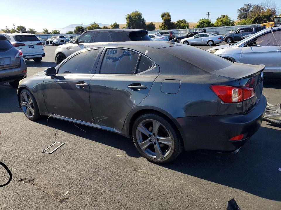 2011 Lexus Is 250 VIN JTHBF5C22B5149872 COPART salvage auction — FRONT END, CA - SALVAGE CERTIFICATE, sold $675 on 2026-07-20 (photo 2)