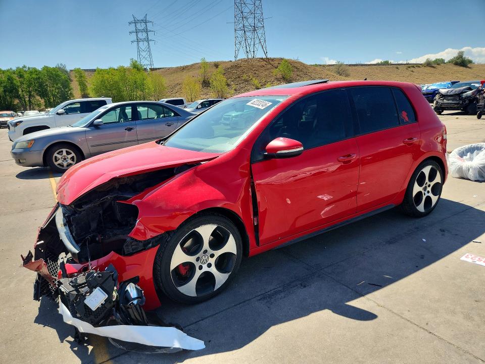 2011 Volkswagen Gti VIN WVWHV7AJ1BW007124 COPART salvage auction — FRONT END, Co - Public - Salvage Title, sold $1,300 on 2026-08-17 (photo 1)