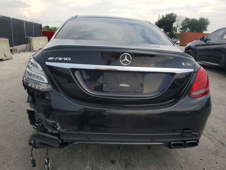 2016 Mercedes-benz C-klasse amg VIN 55SWF8HB1GU102365 COPART salvage auction — REAR END, Fl - Certificate Of Title, sold $10,800 on 2026-08-14 (photo 6)