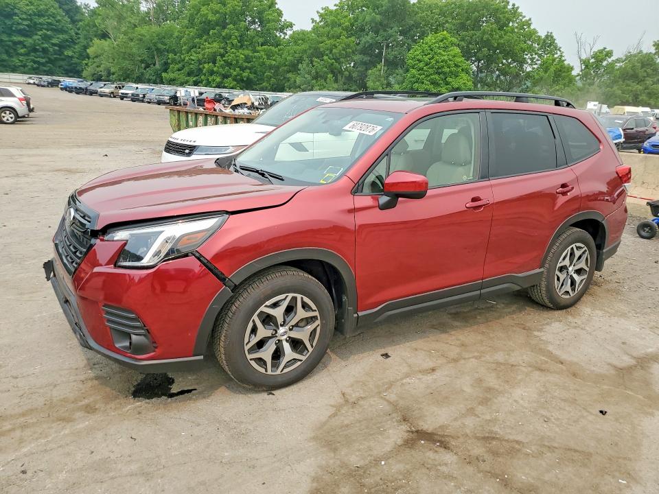 2024 Subaru Forester VIN JF2SKADC2RH418427 COPART salvage auction — FRONT END, NY - MV-907A SALVAGE CERTIFICATE, sold $3,500 on 2026-07-23 (photo 1)