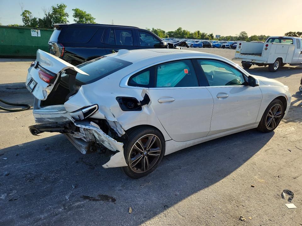 2021 BMW 2er VIN WBA73AK0XM7H54044 COPART salvage auction — REAR END, Fl - Certificate Of Destruction (P), sold $2,100 on 2026-07-23 (photo 3)