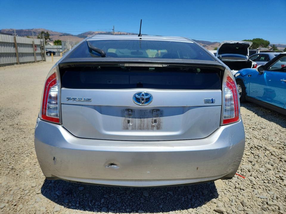 2013 Toyota Prius VIN JTDKN3DU3D0339527 COPART salvage auction — FRONT END, Ca - Salvage Certificate, sold $400 on 2026-07-30 (photo 6)