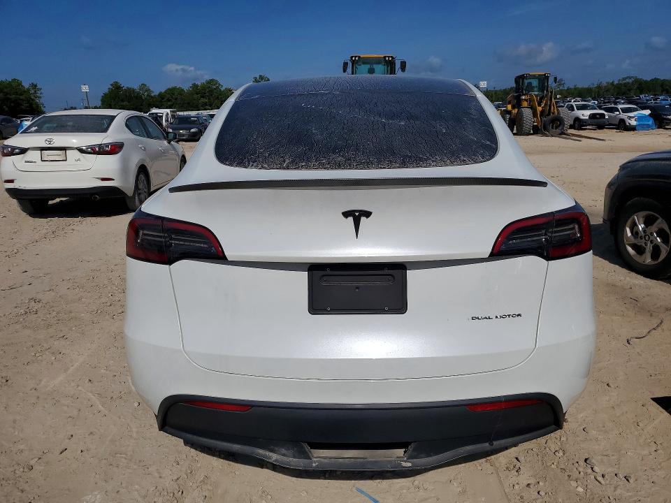 2023 Tesla Model y VIN 7SAYGDEE6PA107625 COPART salvage auction — FRONT END, Salvage Title, sold $6,600 on 2026-07-24 (photo 6)