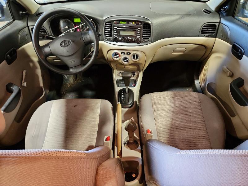 2008 Hyundai Accent VIN KMHCN46C88U220767 COPART salvage auction — FRONT END, Pa - Certificate Of Salvage, sold $400 on 2026-07-17 (photo 8)
