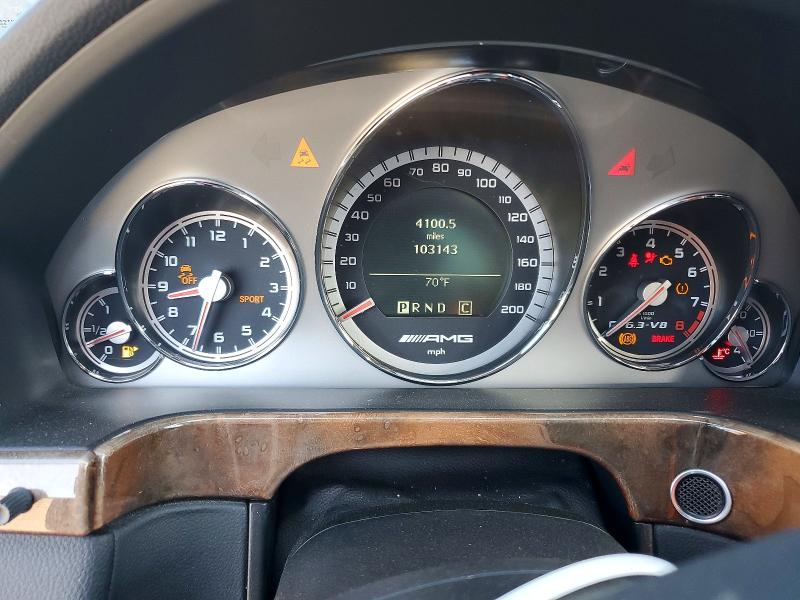 2011 Mercedes-benz E-class VIN WDDHF7HBXBA344356 COPART salvage auction — FRONT END, CA - SALVAGE CERTIFICATE, sold $3,750 on 2026-08-17 (photo 9)