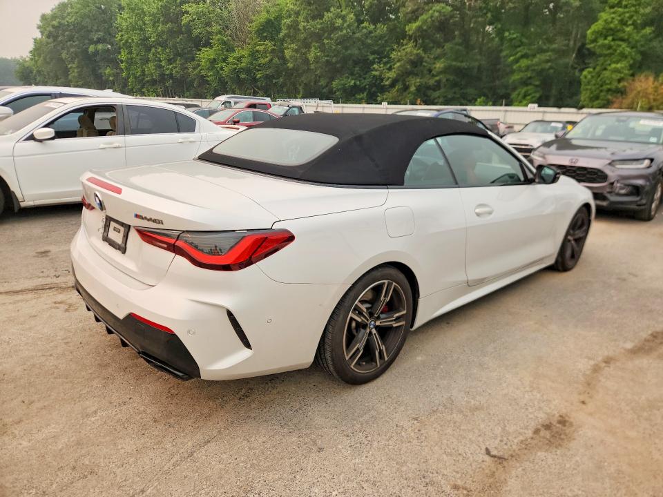 2021 BMW M4 VIN WBA53AT03MCH02364 COPART salvage auction — MINOR DENT/SCRATCHES, Nj - Cert Of Title-Salvage, sold $17,600 on 2026-07-28 (photo 3)