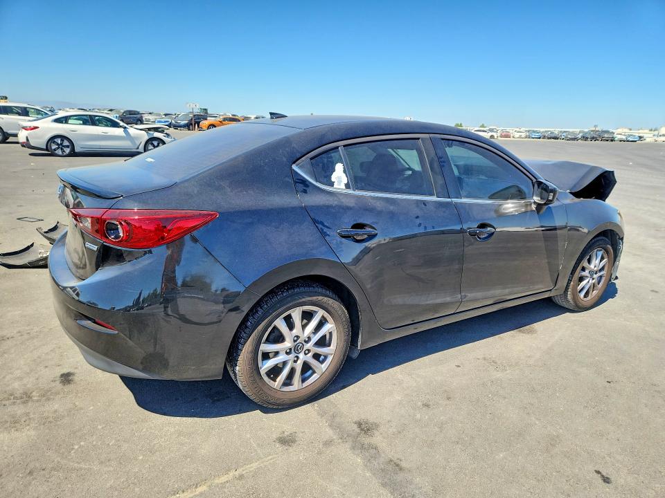 2016 Mazda 3 VIN JM1BM1W73G1293257 COPART salvage auction — FRONT END, Ca - Salvage Certificate, sold $600 on 2026-07-22 (photo 3)