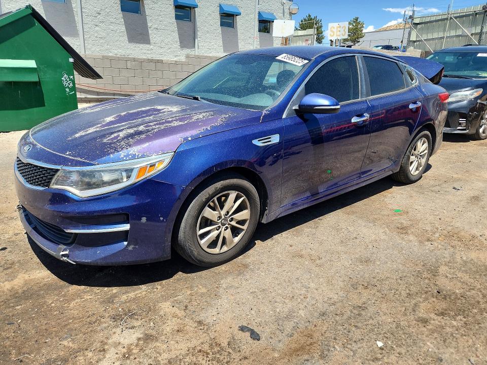 2017 Kia Optima VIN 5XXGT4L3XHG138125 COPART salvage auction — VANDALISM, Salvage Title, sold $975 on 2026-07-23 (photo 1)