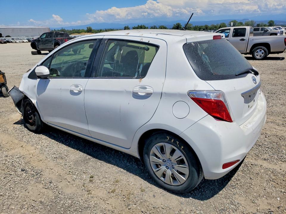 2013 Toyota Yaris VIN JTDKTUD33DD559956 COPART salvage auction — FRONT END, Ca - Salvage Certificate, sold $750 on 2026-07-31 (photo 2)