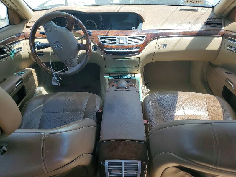 2009 Mercedes-benz S class VIN WDDNG71X09A284717 COPART salvage auction — SIDE, NV - SALVAGE TITLE, sold $125 on 2026-07-23 (photo 8)