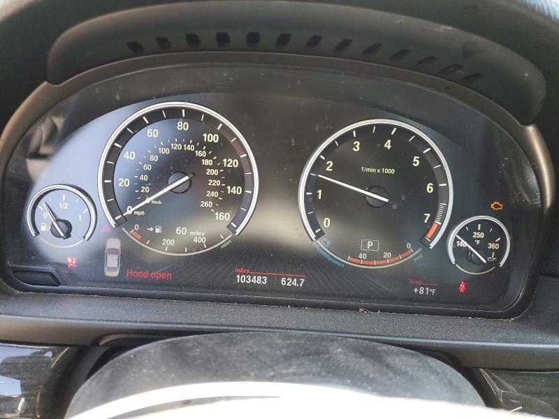 2013 BMW 5er VIN WBAFU7C54DDU67934 COPART salvage auction — SIDE, CO - SALVAGE TITLE, sold $275 on 2026-07-21 (photo 9)
