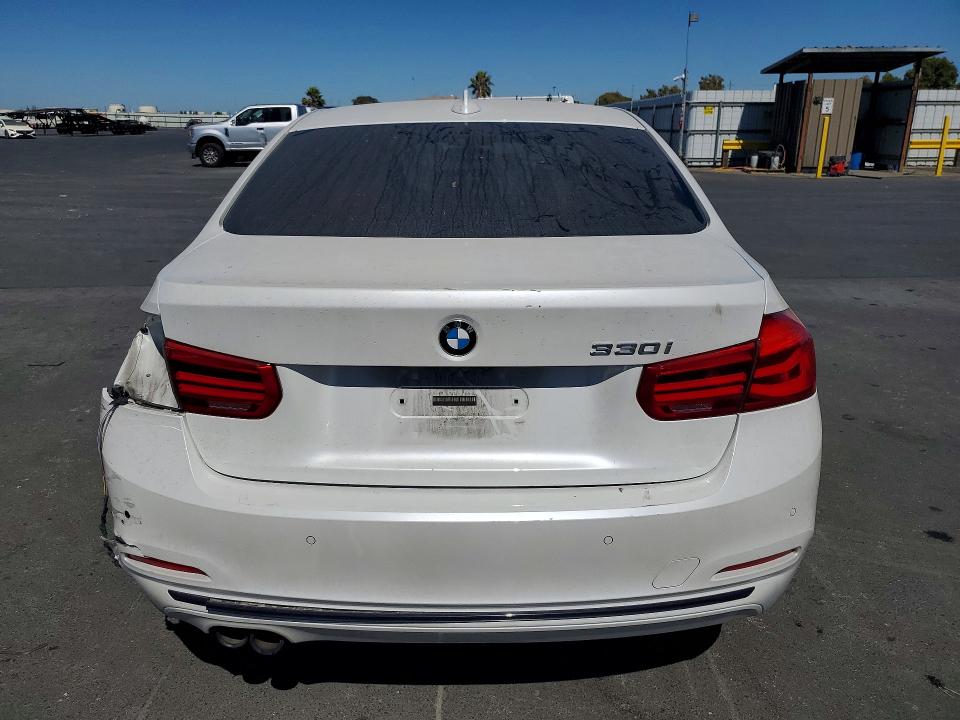 2017 BMW 3 series VIN WBA8B9G55HNU49818 COPART salvage auction — REAR END, CA - SALVAGE CERTIFICATE, sold $5,600 on 2026-07-20 (photo 6)
