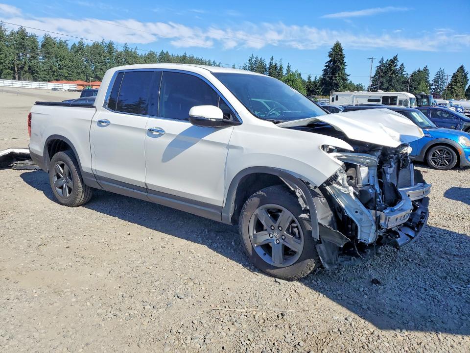 2022 Honda Ridgeline VIN 5FPYK3F71NB035049 COPART salvage auction — FRONT END, WA - BILL OF SALE, sold $10,200 on 2026-07-17 (photo 4)