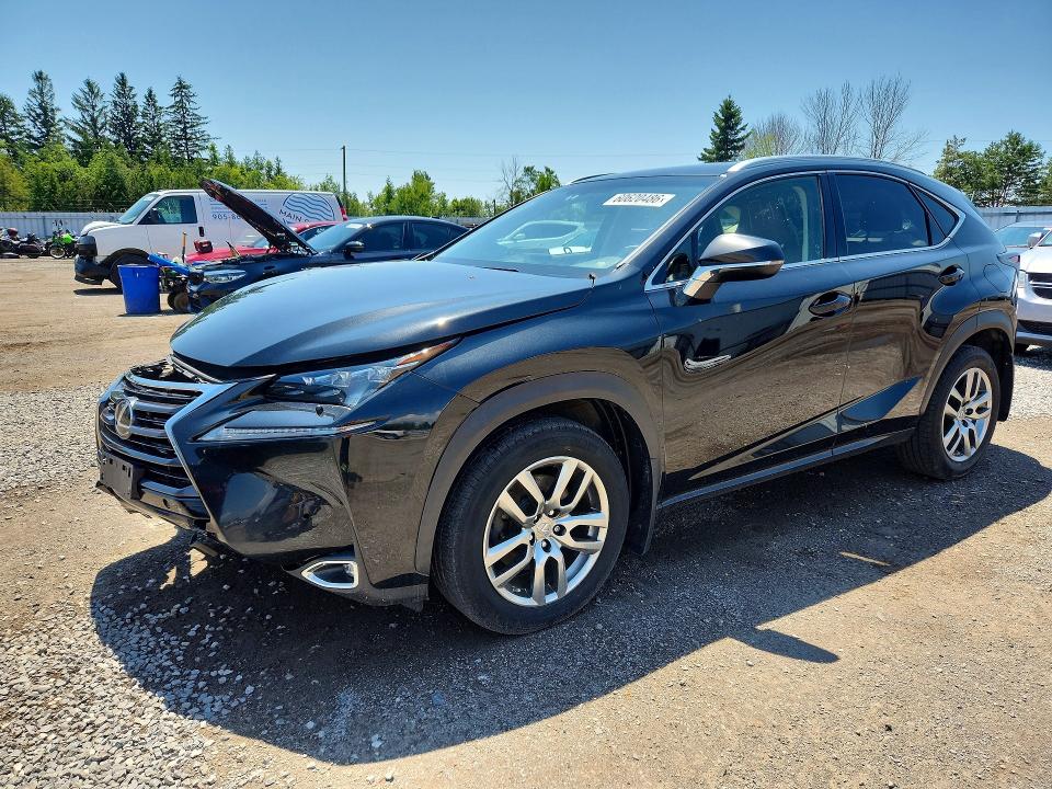 2017 Lexus Nx VIN JTJBARBZ1H2135698 COPART salvage auction — FRONT END, ON - PERMIT NO BRAND - UNFIT, sold $9,300 on 2026-07-28 (photo 1)