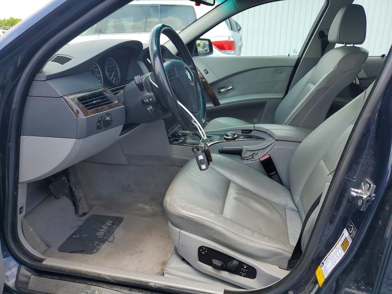 2006 BMW 5er VIN WBANN73586CN02573 COPART salvage auction — HAIL, Oh - Cert Of Title-Salvage, sold $550 on 2026-07-16 (photo 7)
