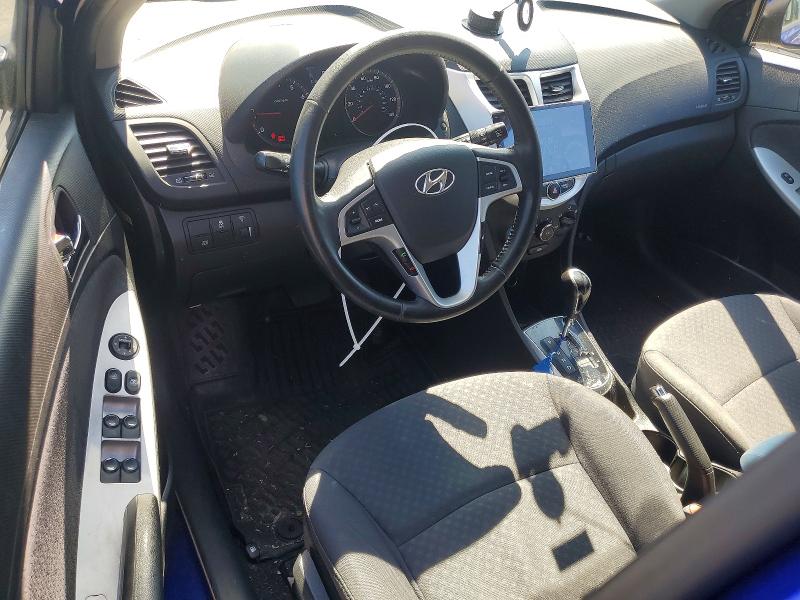 2013 Hyundai Accent VIN KMHCU5AE0DU104233 COPART salvage auction — REAR END, Wa - Bill Of Sale, sold $825 on 2026-07-13 (photo 8)