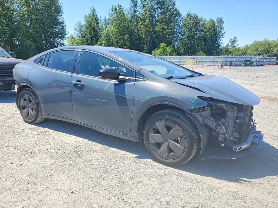 2023 Toyota Prius VIN JTDADABU1P3005537 COPART salvage auction — FRONT END, Salvage Title, sold $2,250 on 2026-07-27 (photo 4)