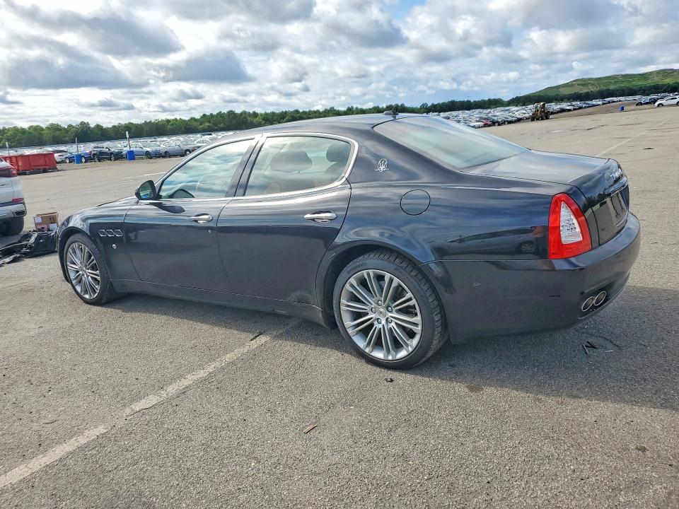 2010 Maserati Quattroporte VIN ZAM39JKA0A0050697 COPART salvage auction — SIDE, NY - MV-907A SALVAGE CERTIFICATE, sold $4,300 on 2026-08-07 (photo 2)