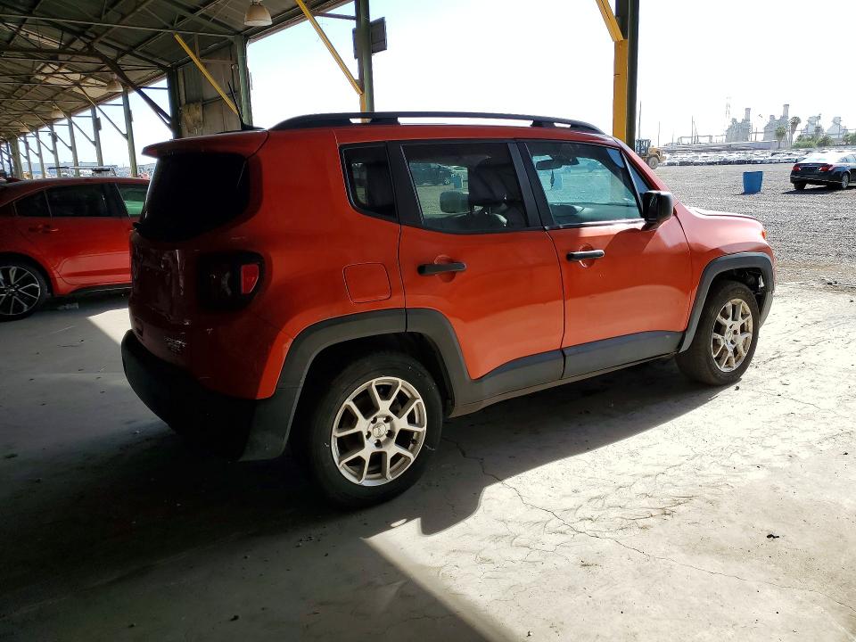 2020 Jeep Renegade VIN ZACNJAAB4LPL72543 COPART salvage auction — MECHANICAL, AZ - CERTIFICATE OF TITLE, sold $175 on 2026-07-29 (photo 3)