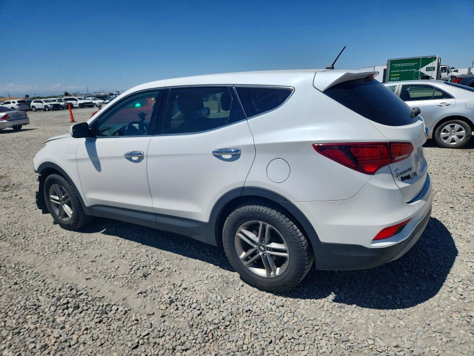 2018 Hyundai Santa fe VIN 5XYZTDLB2JG557216 COPART salvage auction — FRONT END, Co - Salvage Title, sold $750 on 2026-07-28 (photo 2)
