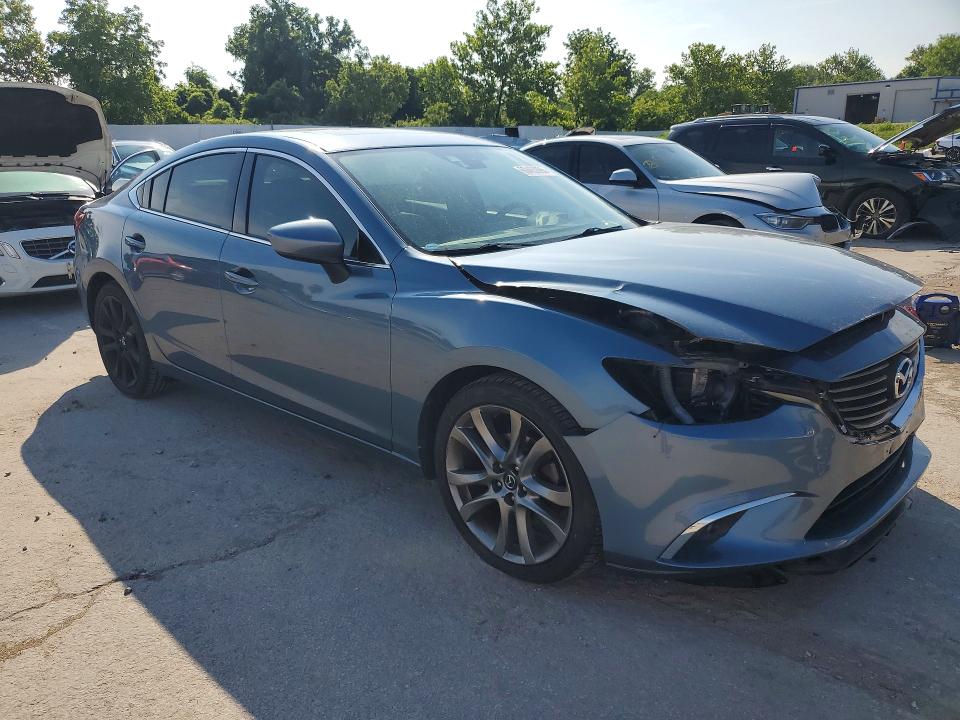 2016 Mazda 6 VIN JM1GJ1W57G1431377 COPART salvage auction — FRONT END, Id - Salvage Certificate Of Title, sold $225 on 2026-07-21 (photo 4)