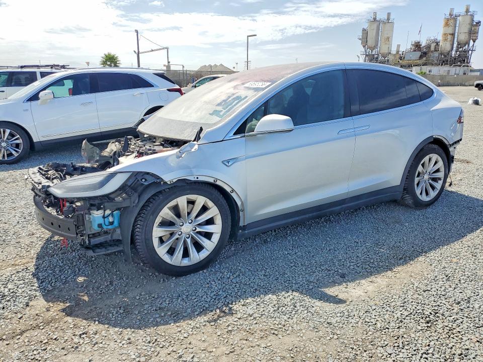 2016 Tesla Model x VIN 5YJXCAE24GF019426 COPART salvage auction — FRONT END, CA - SALVAGE CERTIFICATE, sold $4,100 on 2026-07-29 (photo 1)