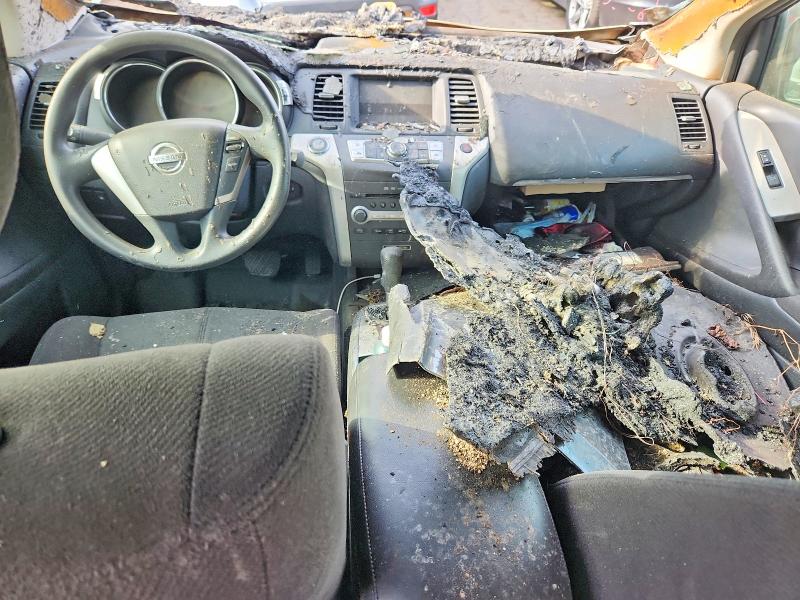 2009 Nissan Murano VIN JN8AZ18W69W107979 COPART salvage auction — BURN, Ct - Cert Of Title-Salvage, sold $450 on 2026-07-17 (photo 8)