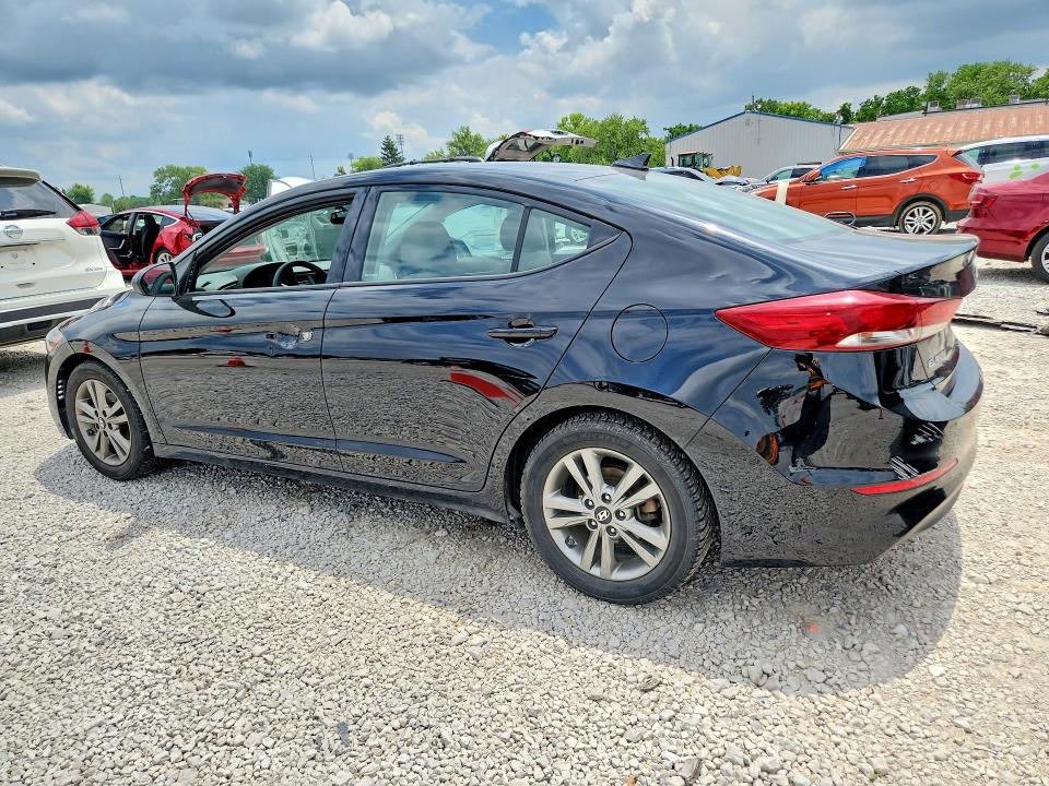 2018 Hyundai Elantra VIN 5NPD84LF0JH339816 COPART salvage auction — VANDALISM, Pa - Certificate Of Salvage, sold $2,800 on 2026-07-31 (photo 2)