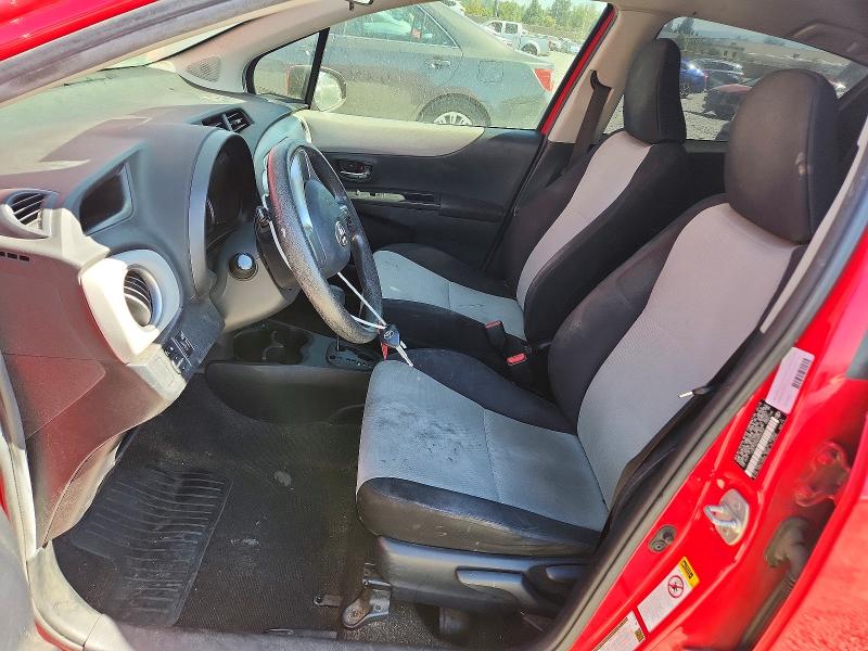 2013 Toyota Yaris VIN JTDKTUD34DD559304 COPART salvage auction — FRONT END, Ca - Dis/Dlr/Exp Clean W/Salv Hist, sold $1,450 on 2026-07-29 (photo 7)