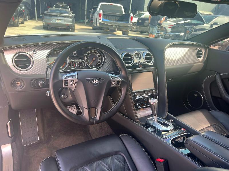 2014 Bentley Continental VIN SCBFC7ZA3EC091943 COPART salvage auction — WATER/FLOOD, Fl - Cert Of Ttl-Rebuilt&Slvg Rbld (P), sold $21,900 on 2026-07-27 (photo 9)
