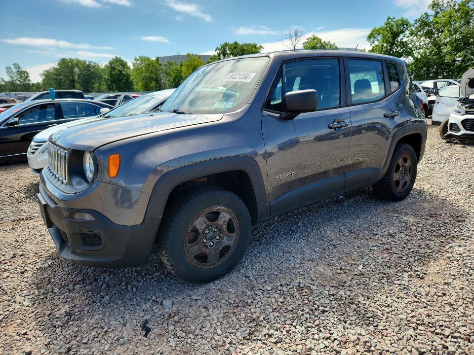 2016 Jeep Renegade VIN ZACCJBAT1GPC79140 COPART salvage auction — MECHANICAL, NY - CERTIFICATE OF TITLE, sold $450 on 2026-07-27 (photo 1)