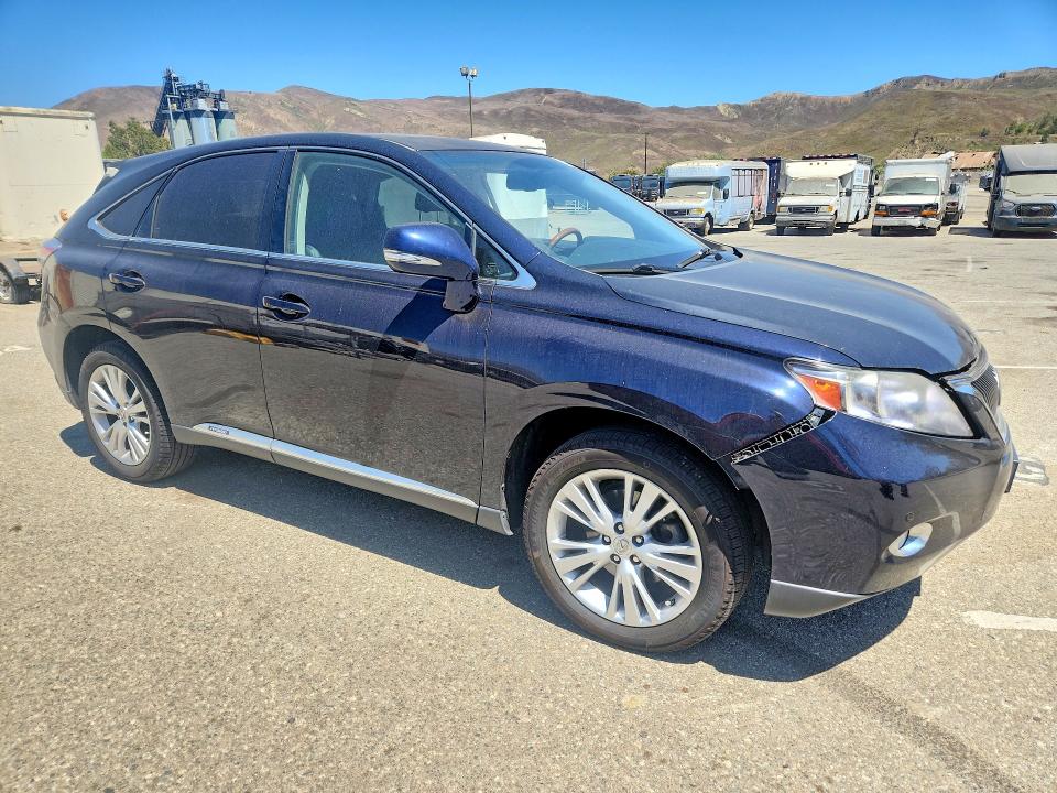 2010 Lexus Rx VIN JTJZB1BA9A2003091 COPART salvage auction — FRONT END, Ca - Salvage Certificate, sold $2,600 on 2026-07-31 (photo 4)