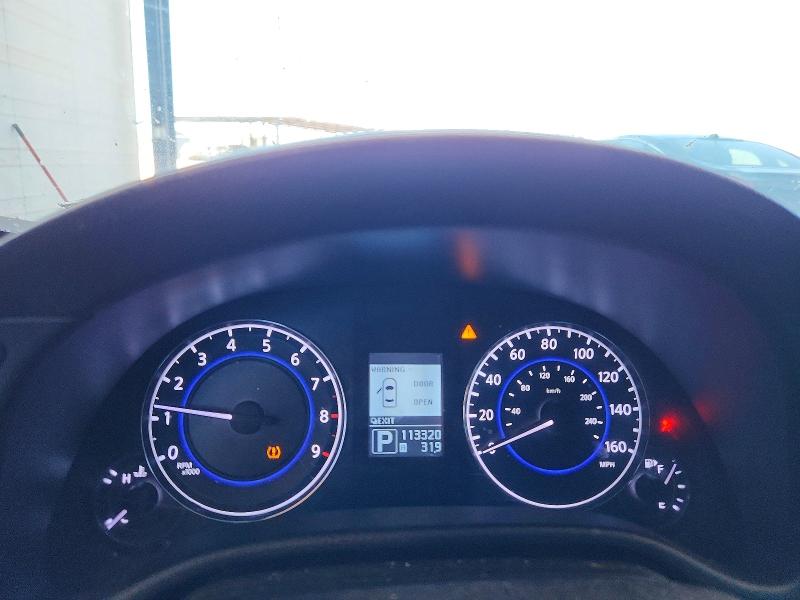 2012 Infiniti G VIN JN1CV6AR5CM972997 COPART salvage auction — FRONT END, Az - Cert Of Title - Salvage, sold $1,850 on 2026-07-14 (photo 9)