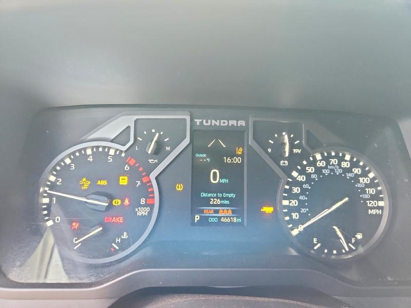 2022 Toyota Tundra VIN 5TFLA5DB5NX035523 COPART salvage auction — FRONT END, Ca - Salvage Certificate, sold $16,300 on 2026-07-20 (photo 9)