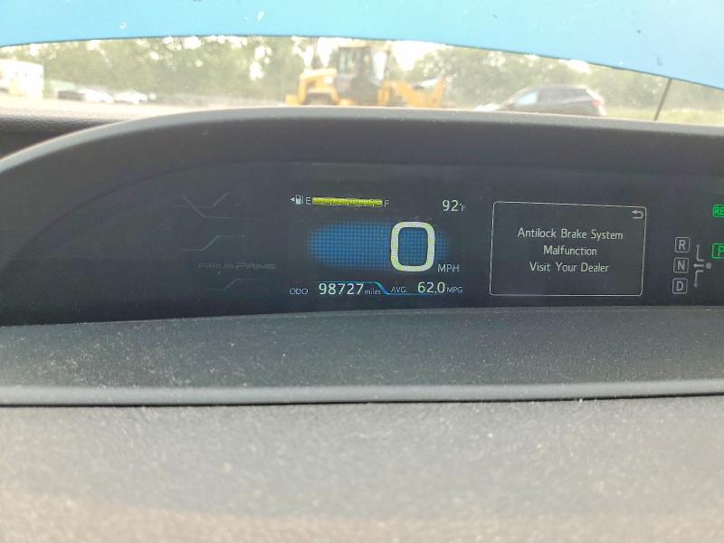 2017 Toyota Prius VIN JTDKARFP6H3024814 COPART salvage auction — FRONT END, Ny - Mv-907A Salvage Certificate, sold $3,950 on 2026-07-24 (photo 9)
