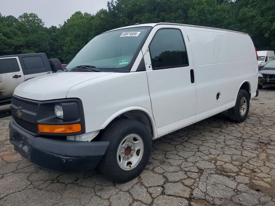 2015 Chevrolet Express VIN 1GCWGFCF8F1161093 COPART salvage auction — FRONT END, Nj - Certificate Of Title, sold $2,000 on 2026-07-27 (photo 1)