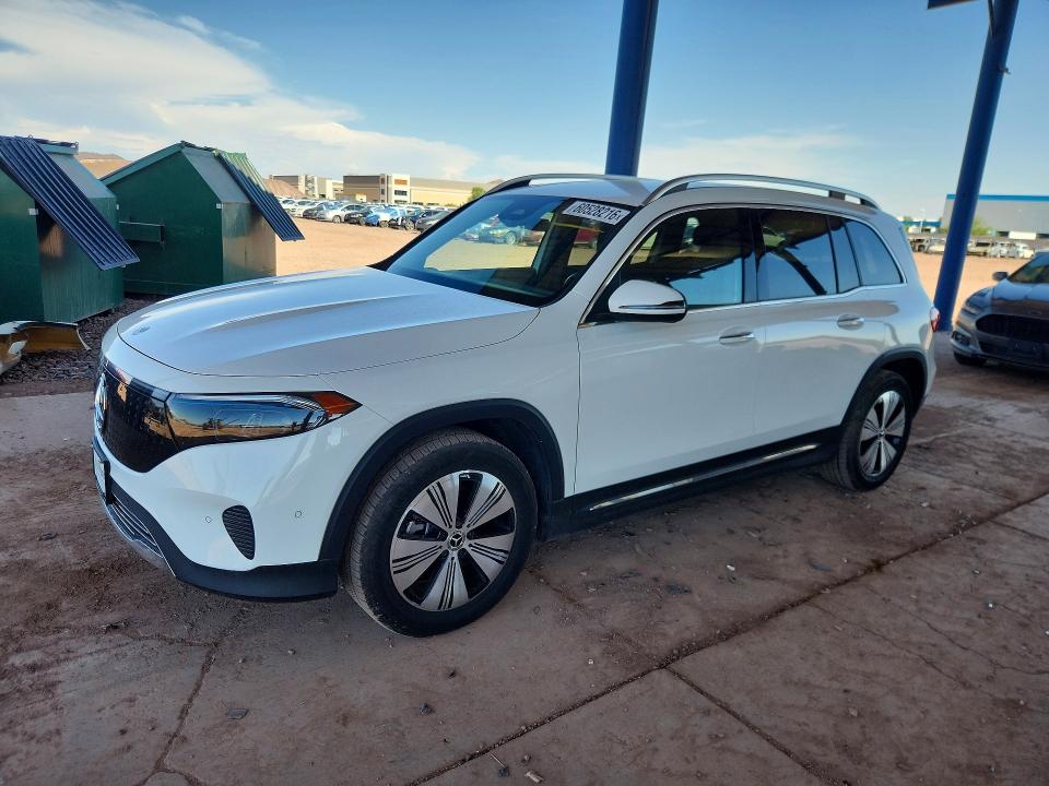 2024 Mercedes-benz Eqb VIN W1N9M0CB0RN095516 COPART salvage auction — MINOR DENT/SCRATCHES, Az - Certificate Of Title, sold $12,300 on 2026-07-28 (photo 1)