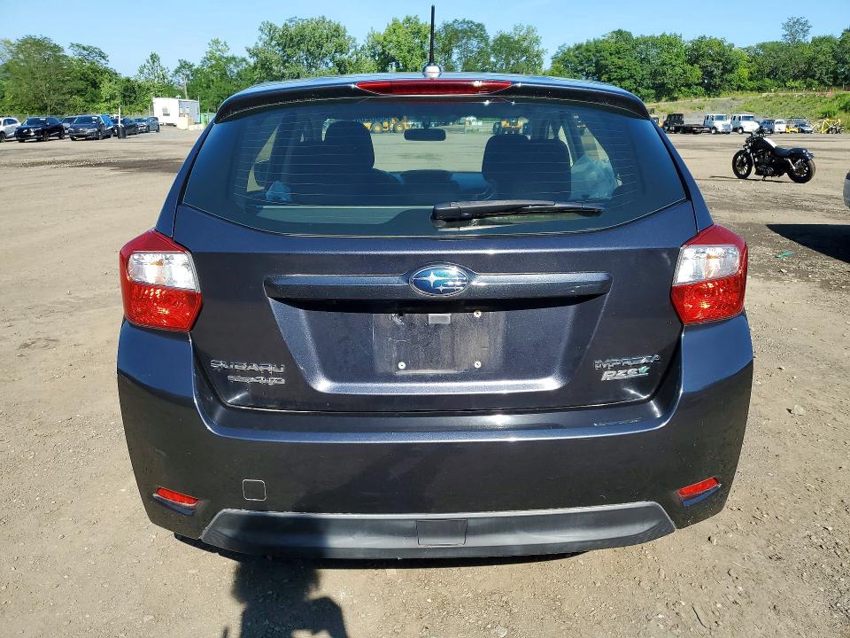 2014 Subaru Impreza VIN JF1GPAE61E8249709 COPART salvage auction — FRONT END, NY - MV-907A SALVAGE CERTIFICATE, sold $350 on 2026-07-30 (photo 6)