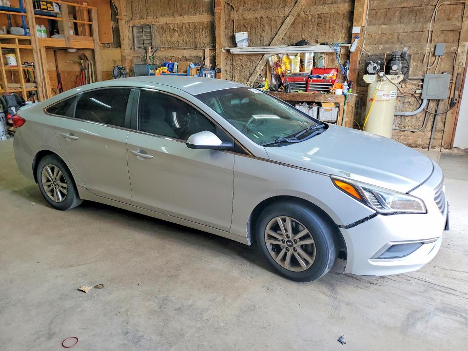 2017 Hyundai Sonata VIN 5NPE24AF4HH473344 COPART salvage auction — FRONT END, Ca - Certificate Of Title, sold $100 on 2026-07-28 (photo 4)