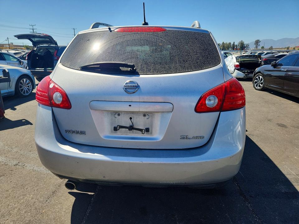 2008 Nissan Rogue VIN JN8AS58V28W400473 COPART salvage auction — FRONT END, Ca - Salvage Certificate, sold $725 on 2026-07-13 (photo 6)