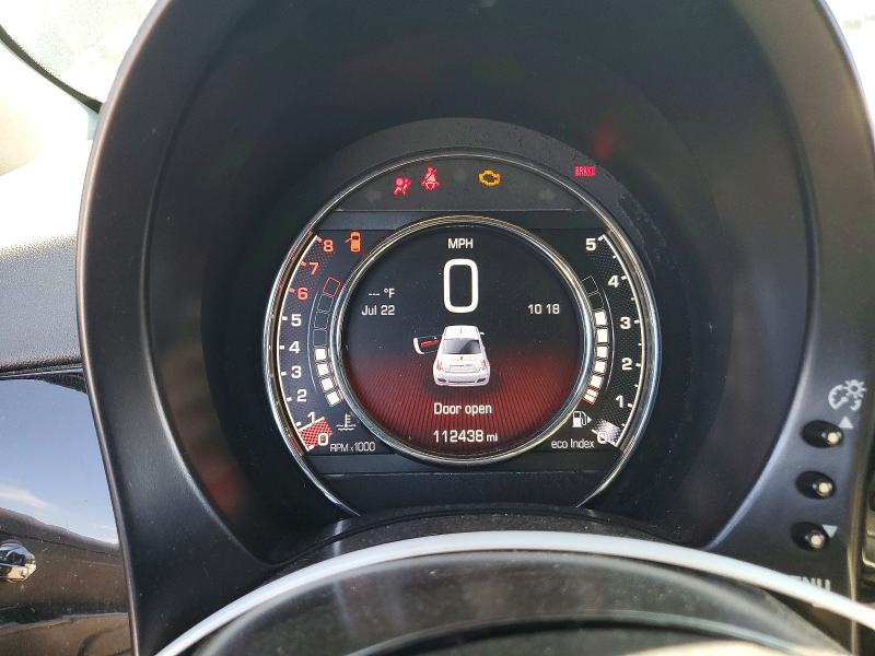 2015 Fiat 500 VIN 3C3CFFBR7FT500375 COPART salvage auction — SIDE, Wa - Vehicle Cert Of Ownership-Titl, sold $400 on 2026-08-18 (photo 9)