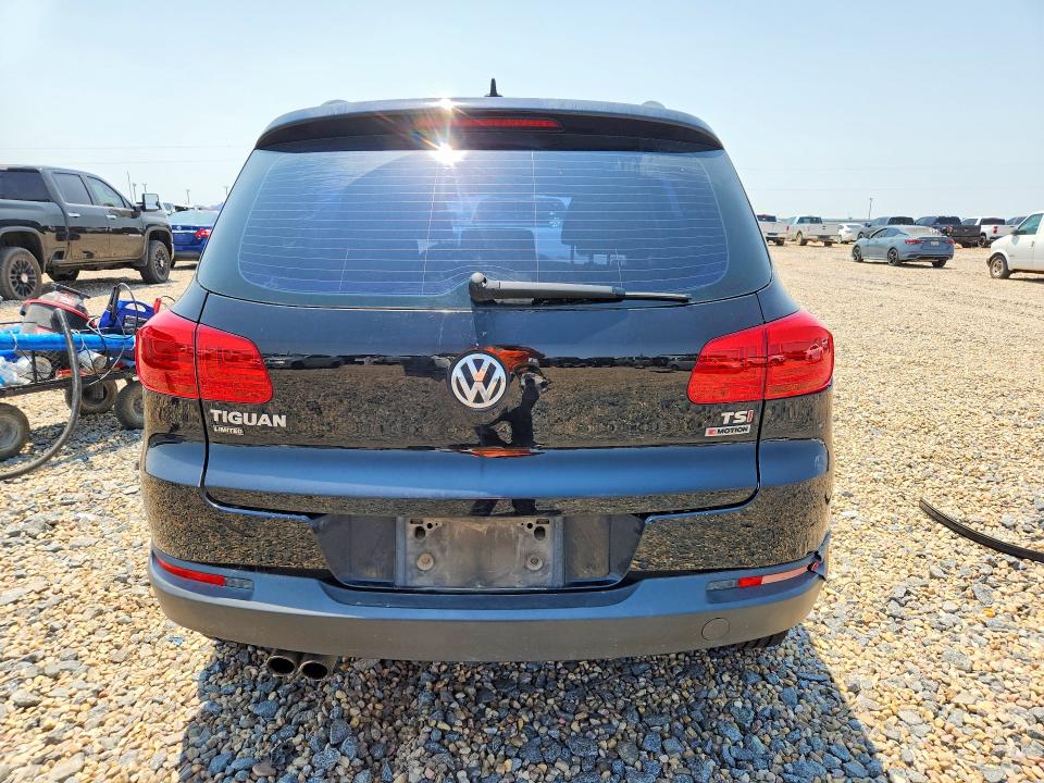 2017 Volkswagen Tiguan VIN WVGBV7AX0HK054845 COPART salvage auction — REAR END, TX - SALVAGE VEHICLE TITLE, sold $1,350 on 2026-08-18 (photo 6)