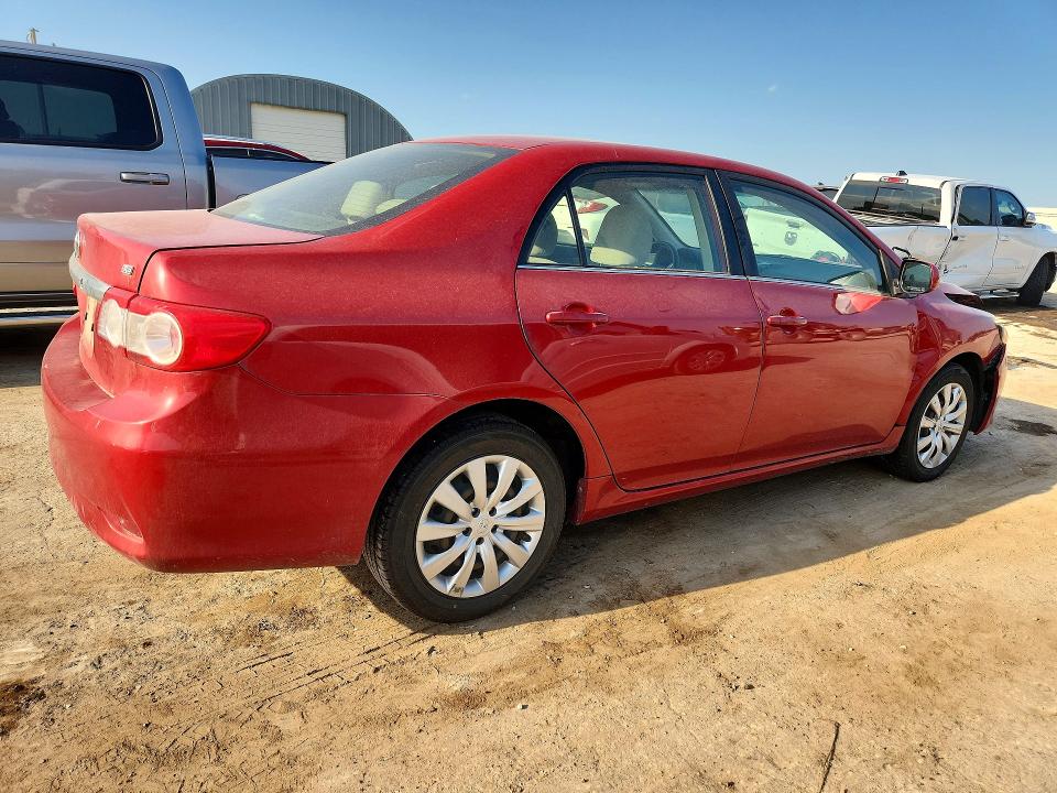 2013 Toyota Corolla VIN JTDBU4EE3DJ119556 COPART salvage auction — FRONT END, KS - CERT OF TITLE-SALVAGE, sold $175 on 2026-07-27 (photo 3)