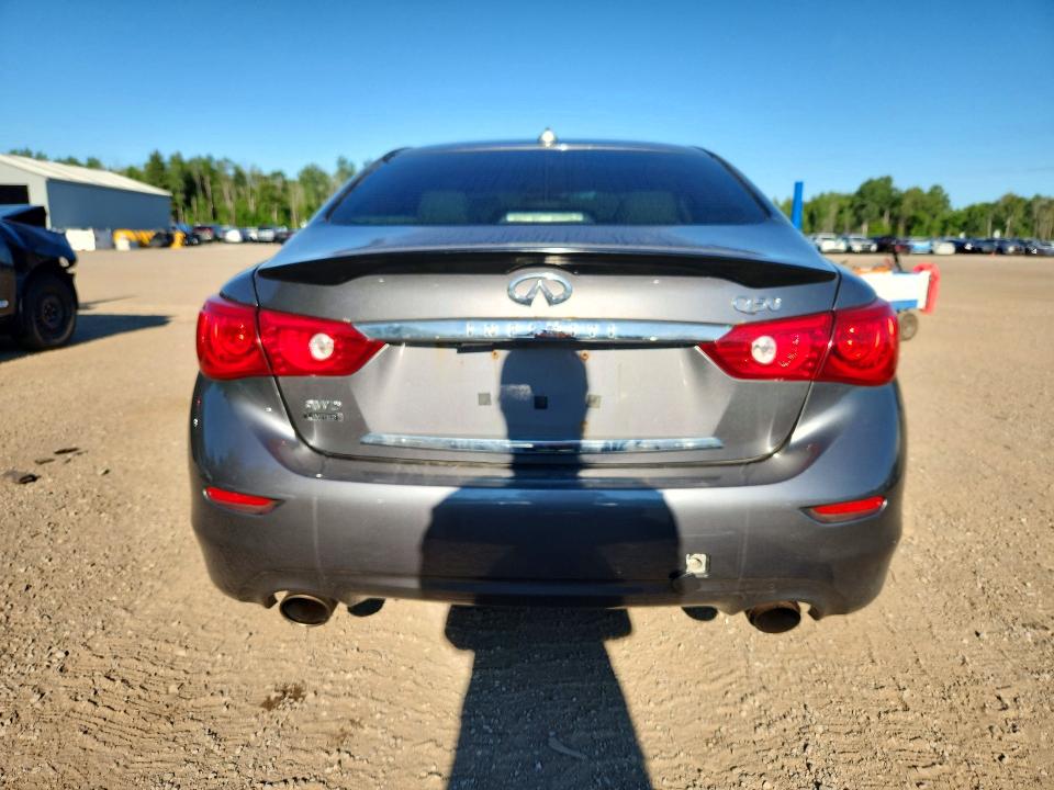 2015 Infiniti Q50 VIN JN1BV7AR3FM420467 COPART salvage auction — UNDERCARRIAGE, ON - PERMIT SALVAGE, sold $425 on 2026-07-23 (photo 6)